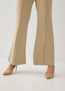 Novali Pintuck Flare Pants