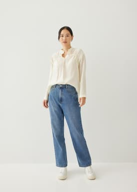 Meryn Mandarin Collar Blouse