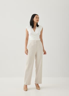 Hedie Tailored Straight Leg Pants