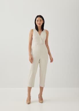 Mina Tailored Peg Leg Maxi Jumpsuit