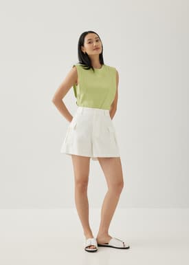 Fenti Linen Shell Top