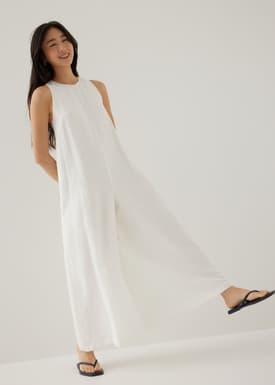 Leondra Textured Wide Leg Jumpsuit