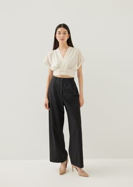 Karinn V-neck Wrap Top
