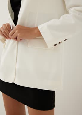 Sitti Relaxed V-neck Blazer