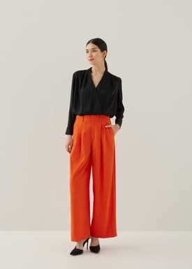 Thalie Tailored Wide Leg Pants