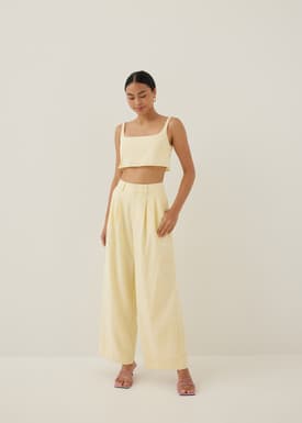 Thalie Tailored Wide Leg Pants