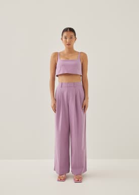 Thalie Tailored Wide Leg Pants