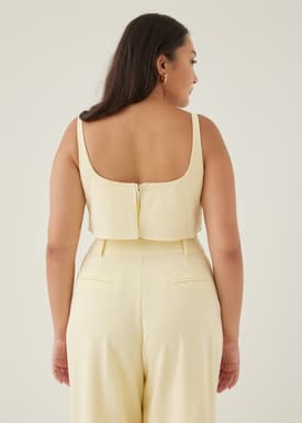 Veera Padded Cropped Tank Top