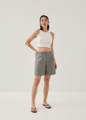 Brietta Tailored A-line Shorts
