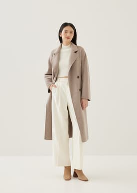 Alitha Double Breasted Wool Coat