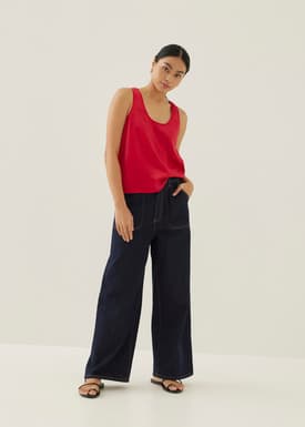 Laurice Satin Tank Top