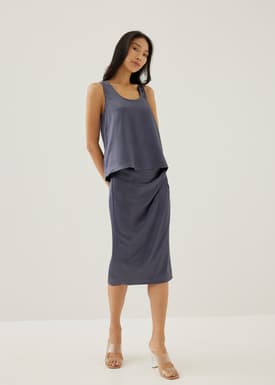 Laurice Satin Tank Top