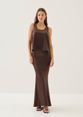 Laurice Satin Tank Top