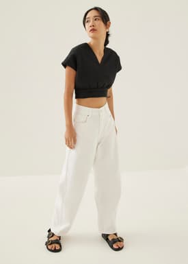 Monette Tweed Crop Top