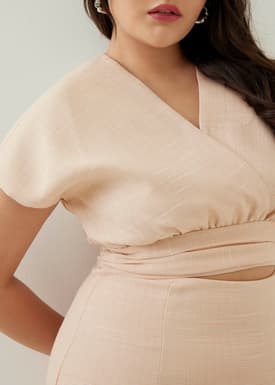 Monette Tweed Crop Top