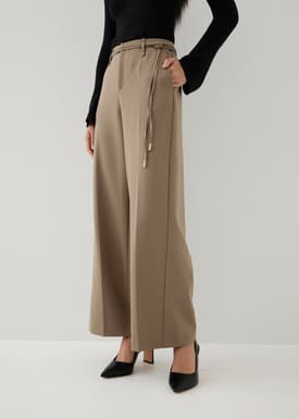 Marni Belted Wide Leg Pants