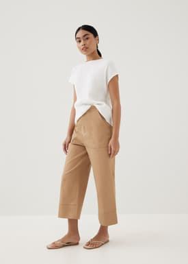 Danara Twist Back Shell Top