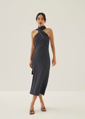 Sola Halter Midi Dress