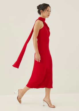 Sola Halter Midi Dress