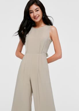 Keris Tie Back Midi Jumpsuit