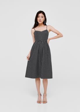 Lauryn Jacquard Midi Camisole Dress