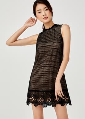 Tenley Lace Overlay Dress