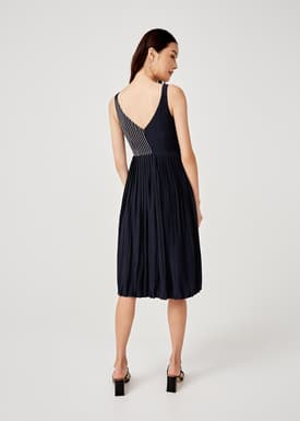 Gemma Pleated Midi Dress