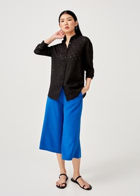 Judette Textured Button Down Shirt