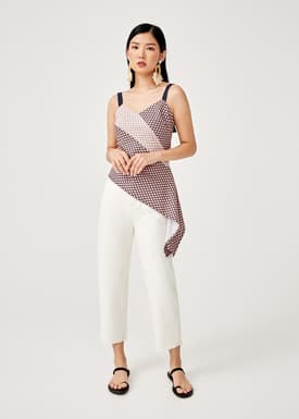 Skylar Drape Hem Camisole in Moroccan Reverie