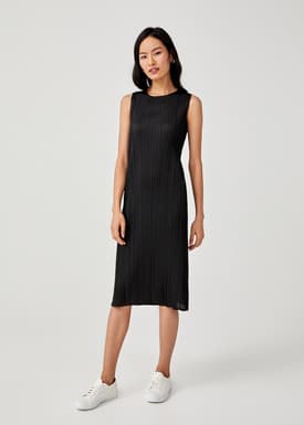 Eva Pleated Midi Dress