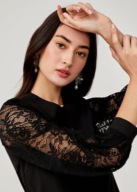 Neoma Lace Shift Dress