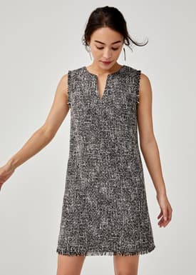 Blaer Tweed Shift Dress