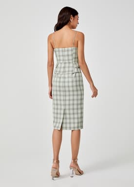 Molly Plaid Bodycon Dress