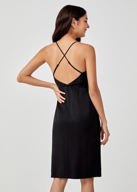 Julita Cross Back Midi Dress