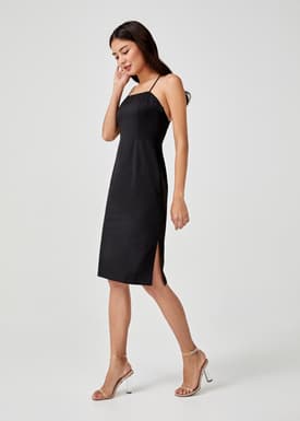 Julita Cross Back Midi Dress