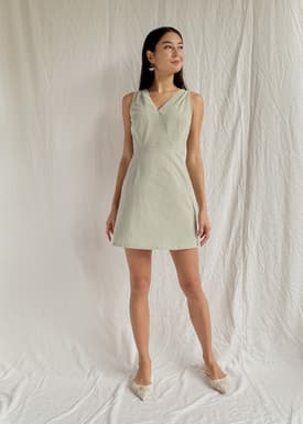 Lydia Cross Back A-line Dress