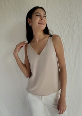 Arlette Satin Camisole Top