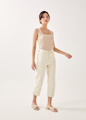 Allegra Square Neck Shell Top