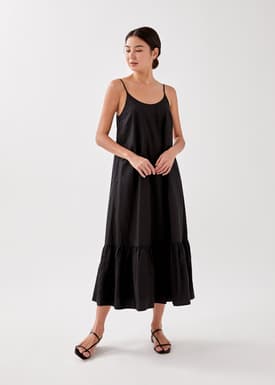 Philippa Cotton Ruffle Maxi Dress