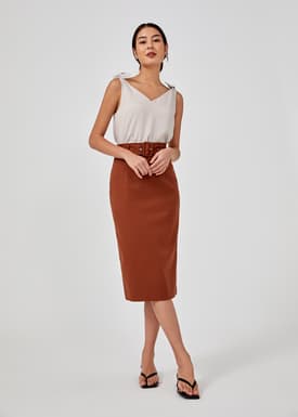 Cailyn Tie Shoulder Top