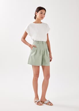 Ashari Drop Shoulder Shell Top