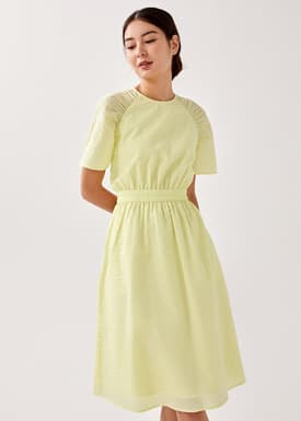 Mivia Textured Midi Dress