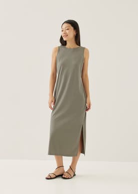 Jarlo Low Back Twist Maxi Dress