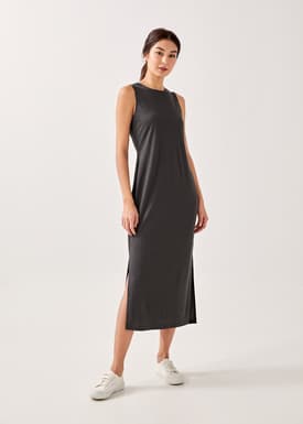 Jarlo Low Back Twist Maxi Dress