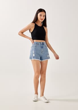 Devynn Padded Crop Tank Top