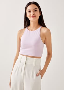 Devynn Padded Crop Tank Top