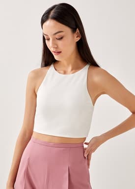 Devynn Padded Crop Tank Top