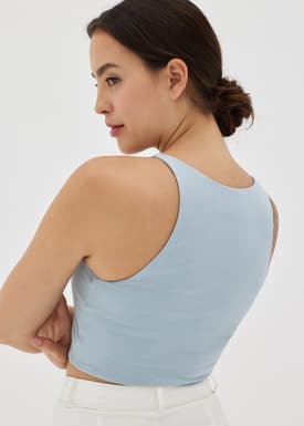 Devynn Padded Crop Tank Top