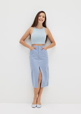 Devynn Padded Crop Tank Top