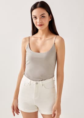 Candice Scoop Neck Jersey Camisole